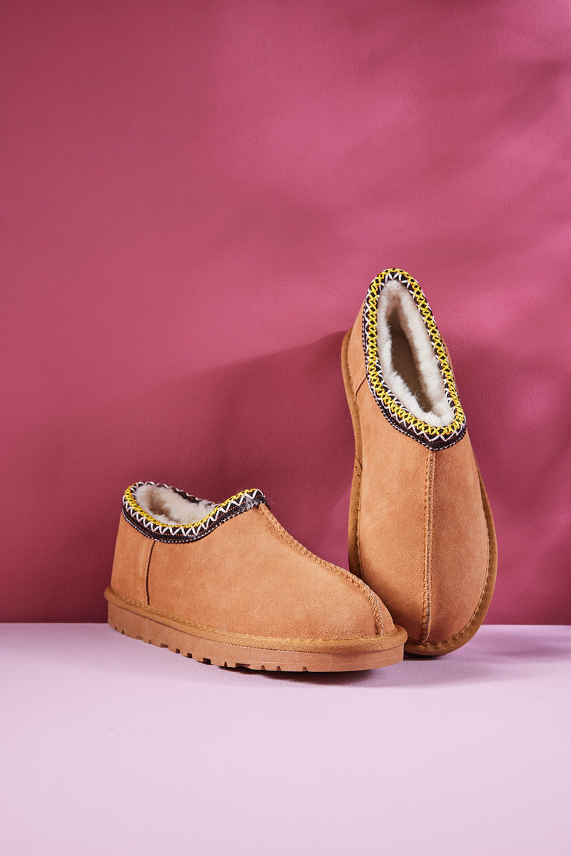 UGG Tasman X Tazz Slipper Boot - Chestnut