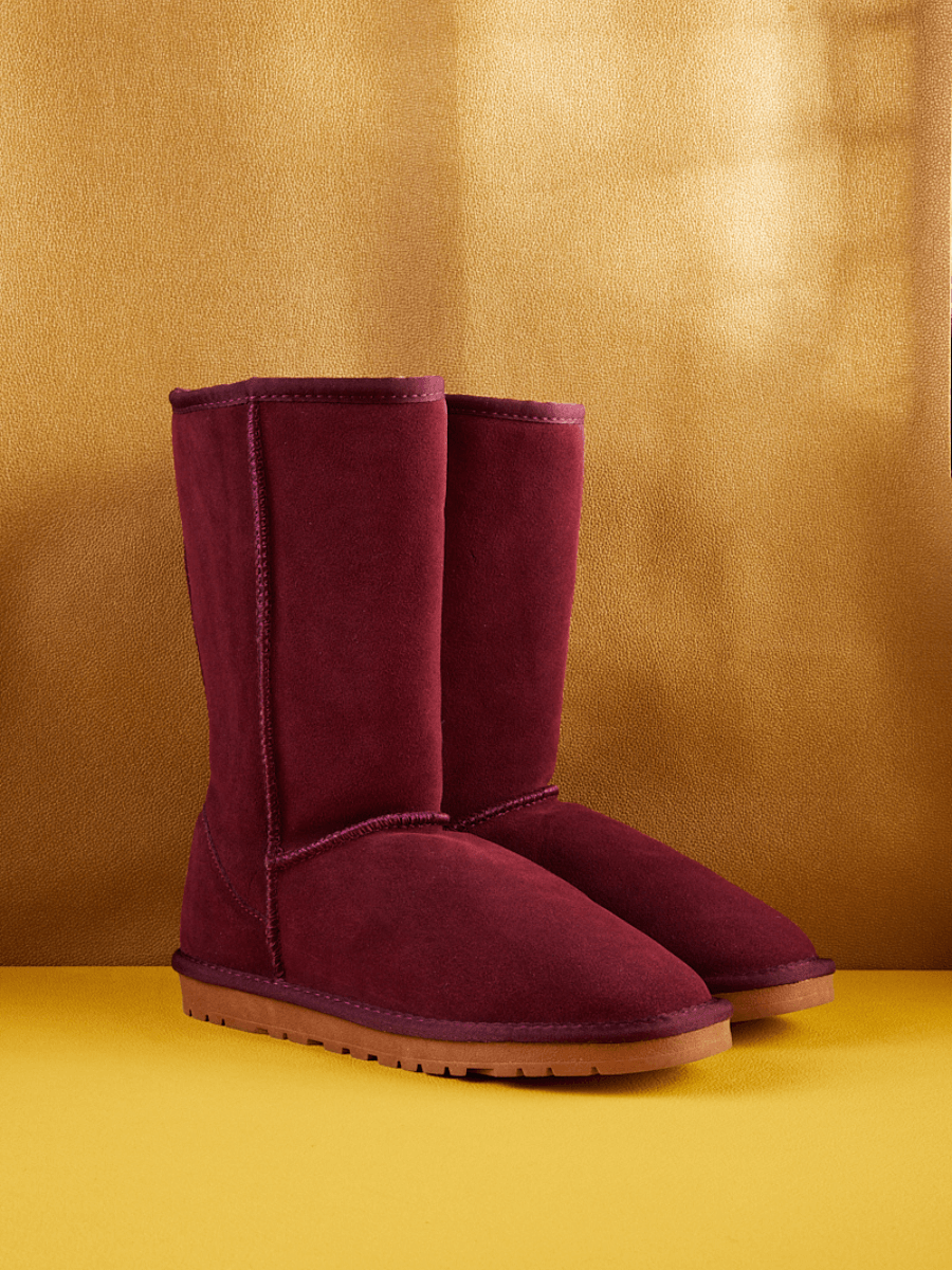 UGG Classic Suede Mid-Length boots - Claret