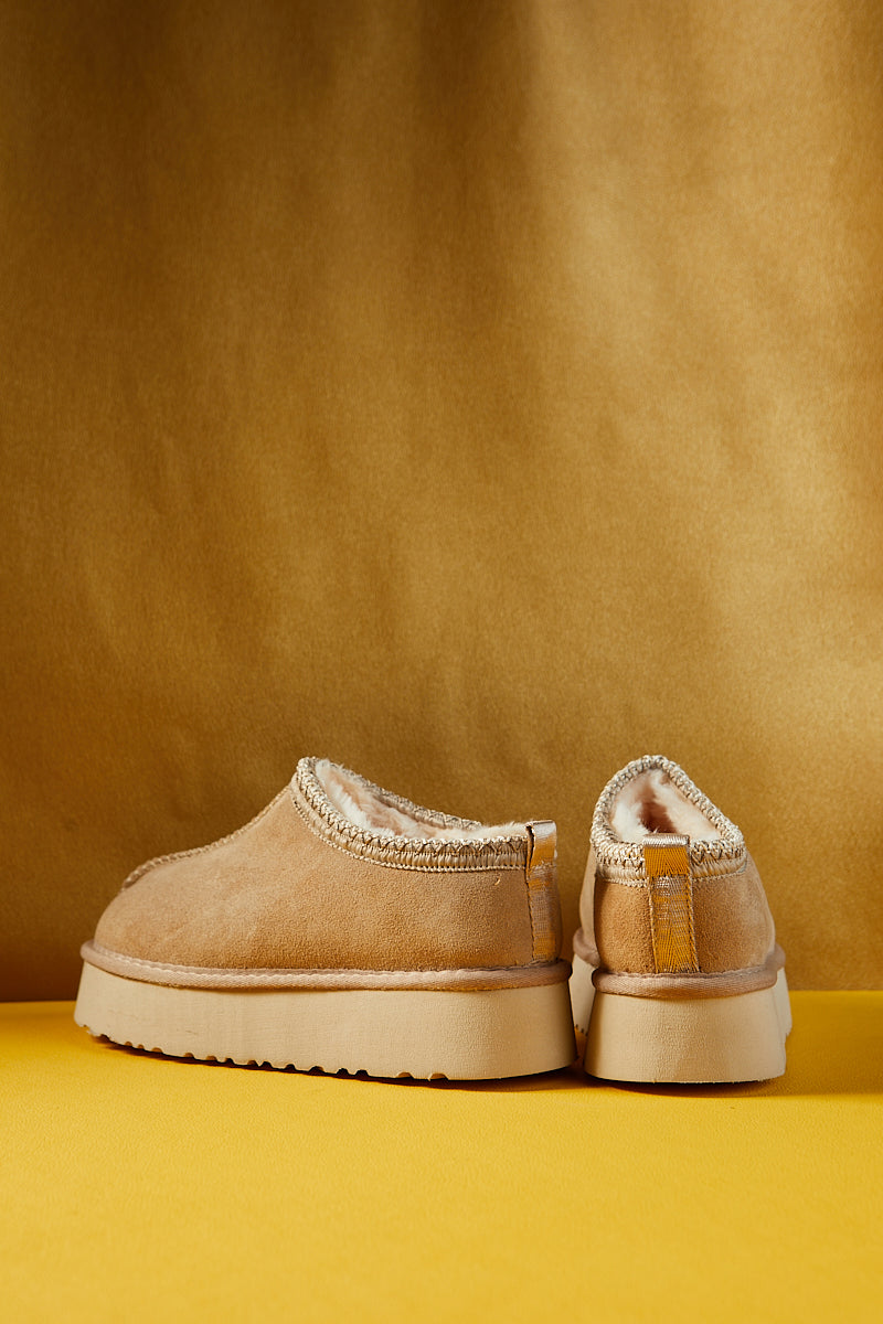 UGG Tassie X Tasman Platform Slipper Boot - Sand