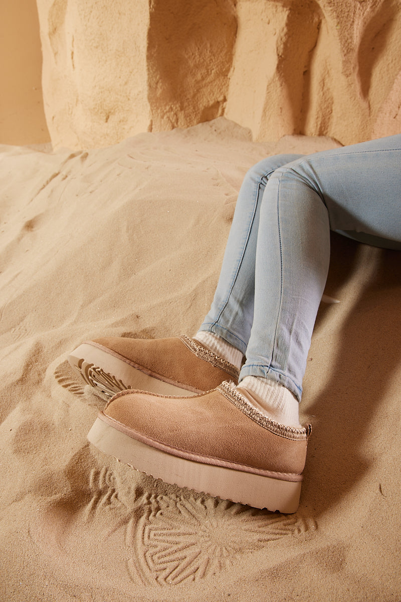 UGG Tassie X Tasman Platform Slipper Boot - Sand