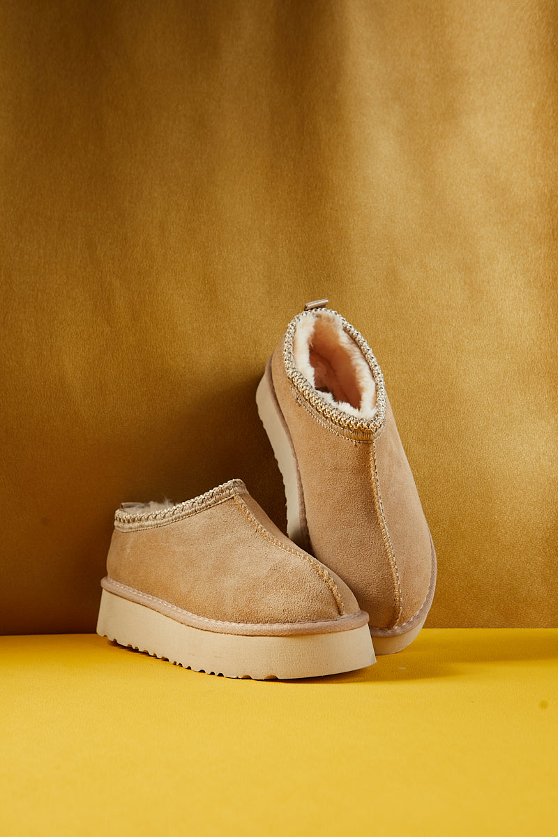 UGG Tassie X Tasman Platform Slipper Boot - Sand