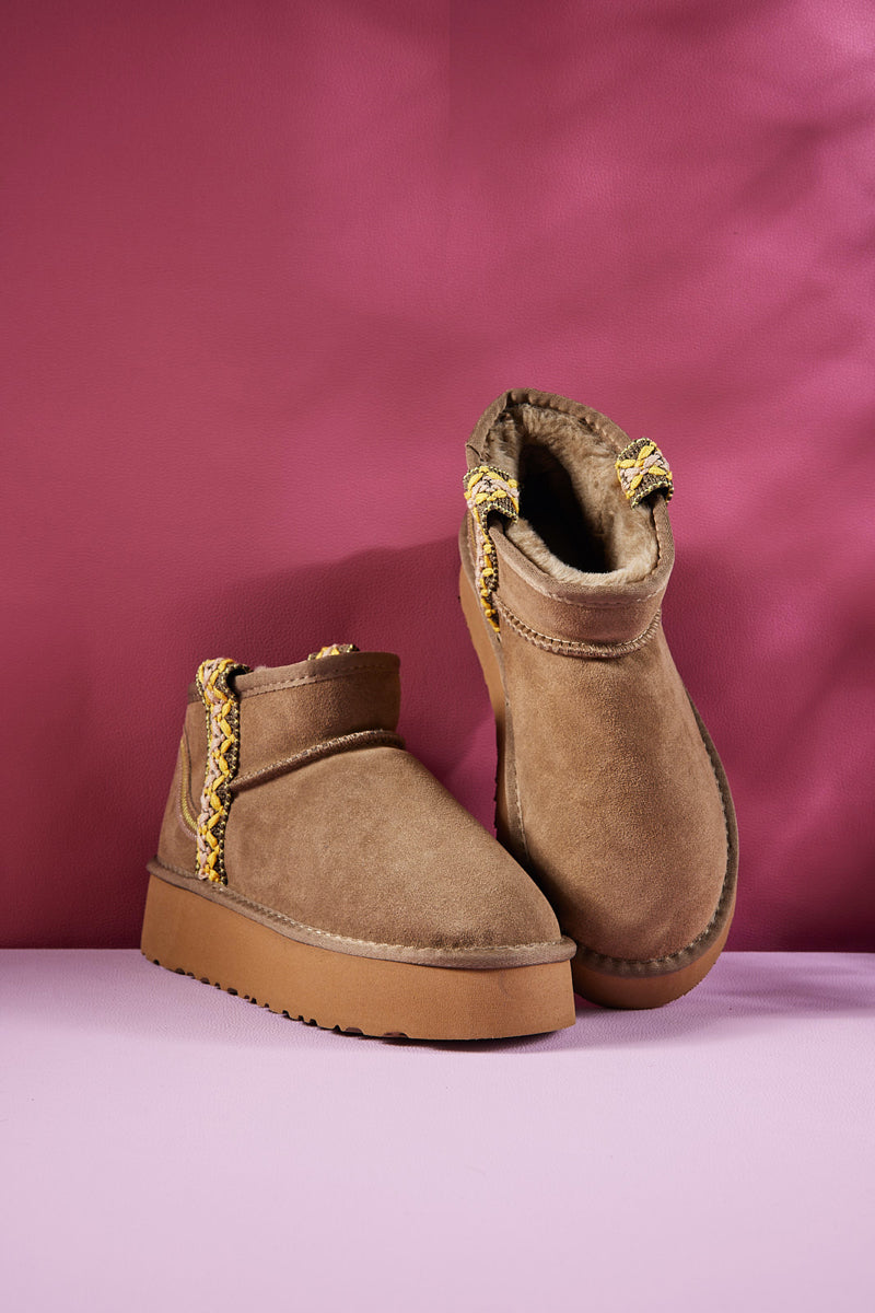 UGG Tazz Platform Low Ankle Boot - Olive
