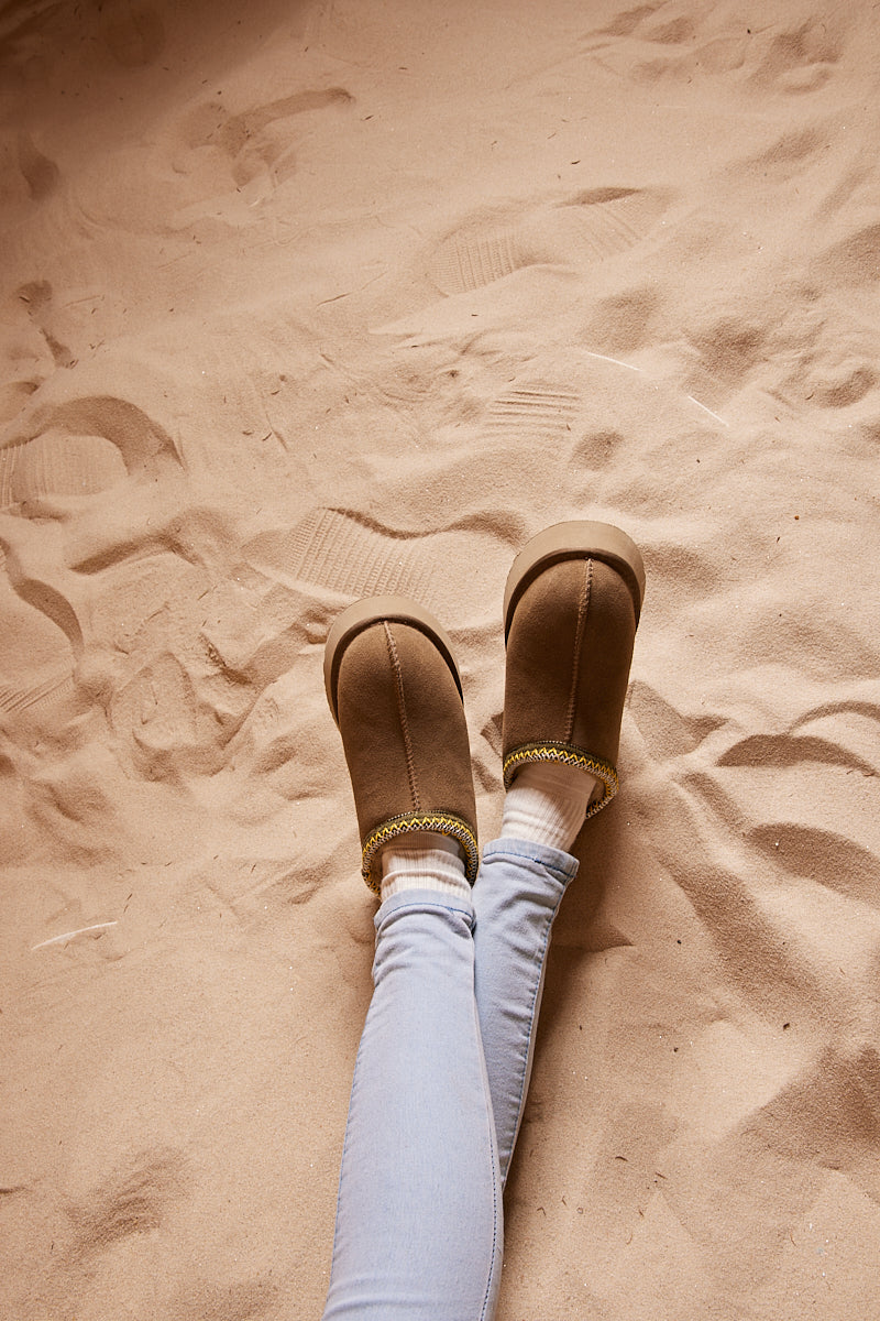 UGG Tassie X Tasman Platform Slipper Boot - Olive