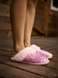 UGG Cozy Day Glam Sequins Slipper - Pink