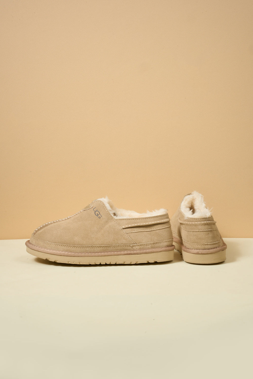 UGG Brisk Feels Wool Blend Slipper Boot - Sand