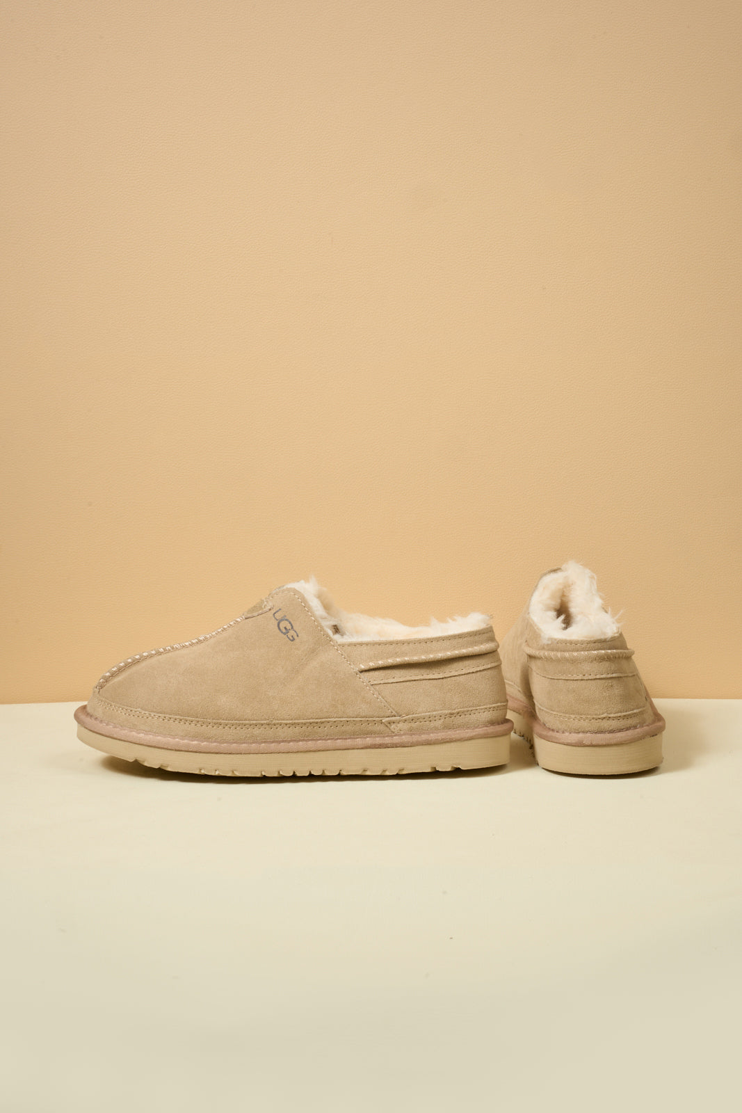 UGG Brisk Feels Wool Blend Slipper Boot - Sand