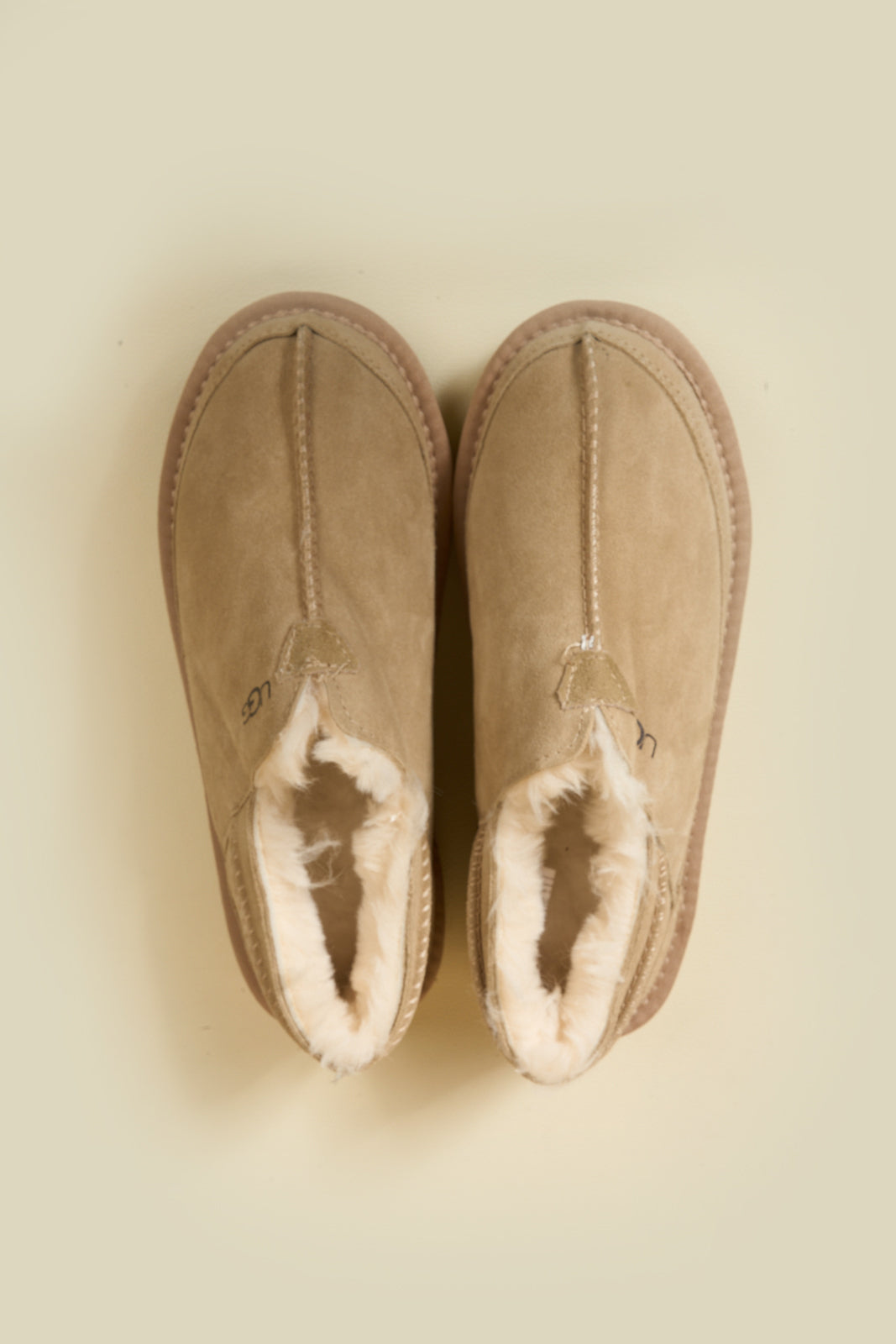 UGG Brisk Feels Wool Blend Slipper Boot - Sand
