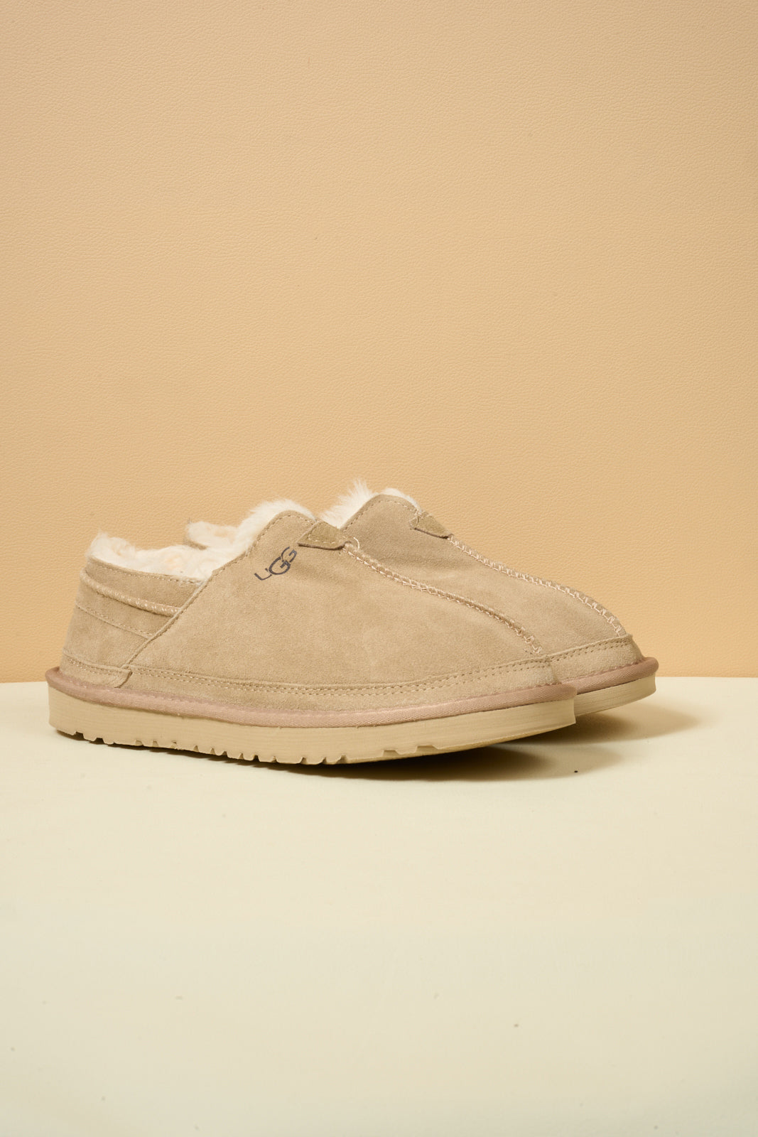 UGG Brisk Feels Wool Blend Slipper Boot - Sand