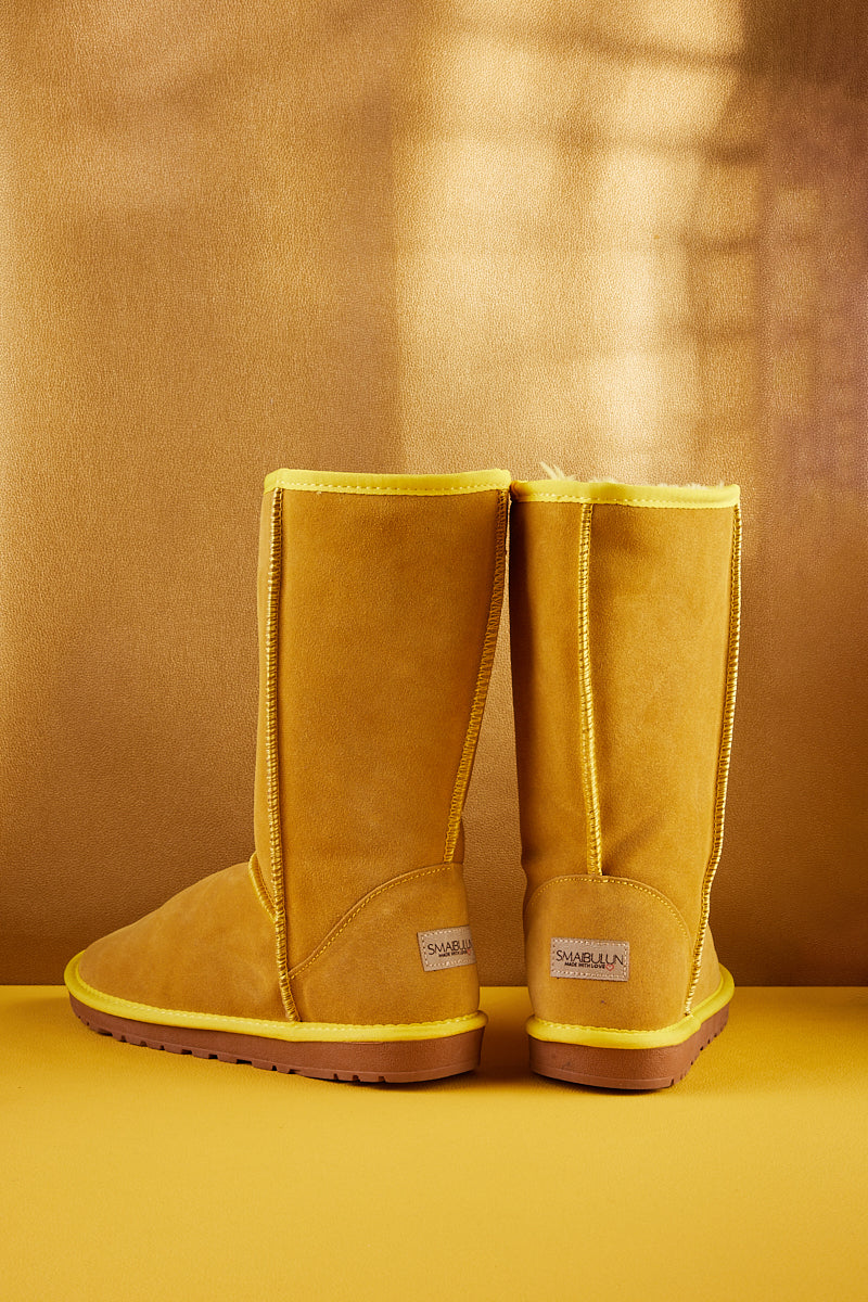 UGG Classic Suede Mid-Length boots - Yellow